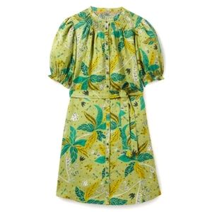 NWT Boden smocked linen shirt dress Size 2P